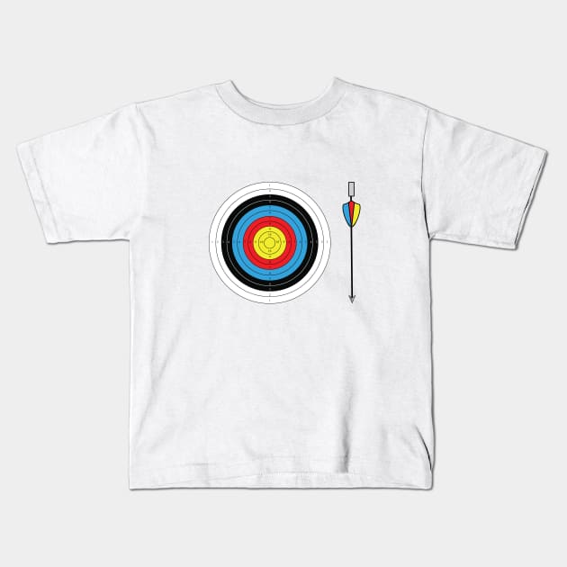 Bow and Arrow | Bow with Arrow Kids T-Shirt by Tilila